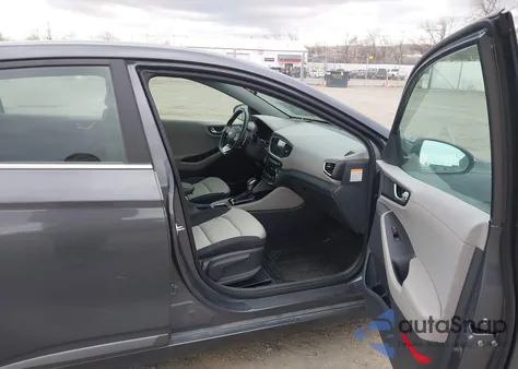 2018 Hyundai Ioniq Hybrid Sel from USA, damaged, VIN KMHC75LC5JU067033